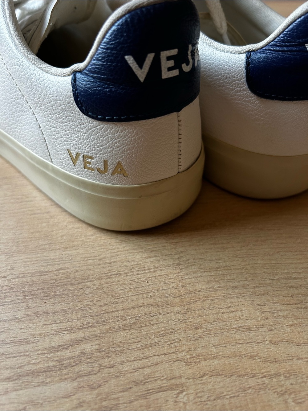 Veja Campo Leather White, Orange and Blue Silver Accents FLUO Women’s Size US 8 - Picture 3 of 8